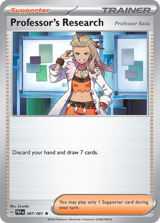 Professor's Research - 087/091 [SV: Paldean Fates] 087/091