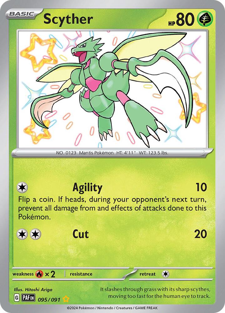 Scyther [SV: Paldean Fates] 095/091