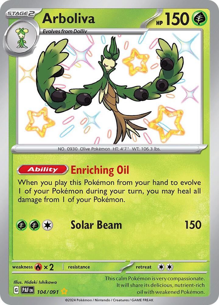 Arboliva [SV: Paldean Fates] 104/091