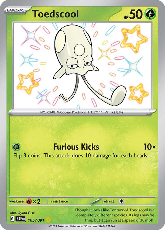 Toedscool - 105/091 [SV: Paldean Fates] 105/091