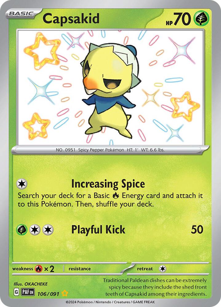 Capsakid [SV: Paldean Fates] 106/091