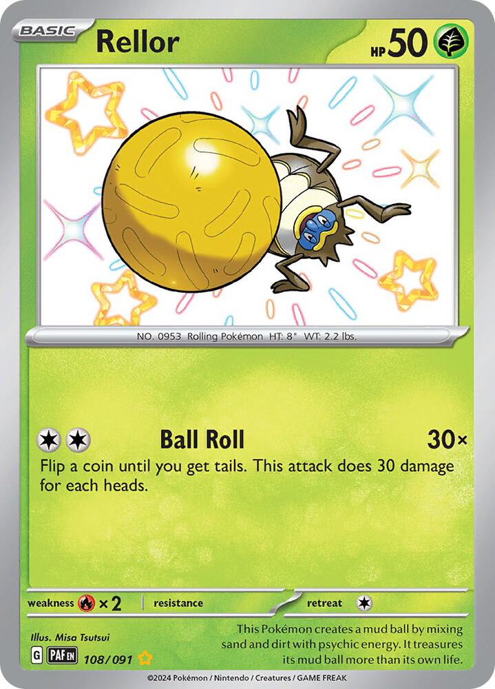 Rellor [SV: Paldean Fates] 108/091