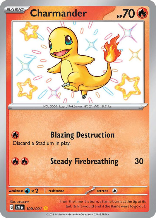 Charmander - 109/091 [SV: Paldean Fates] 109/091