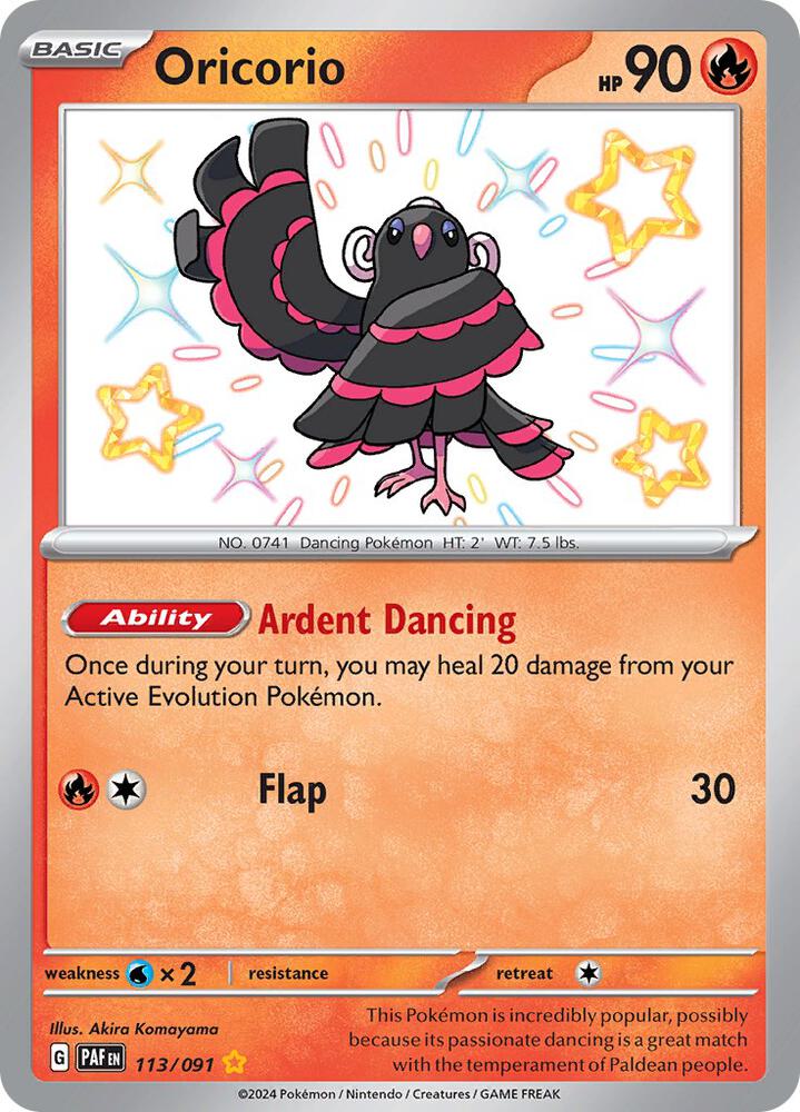 Oricorio [SV: Paldean Fates] 113/091