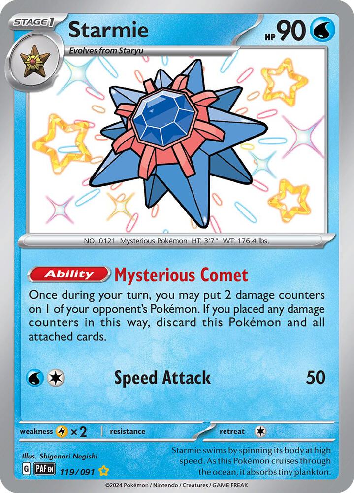 Starmie [SV: Paldean Fates] 119/091
