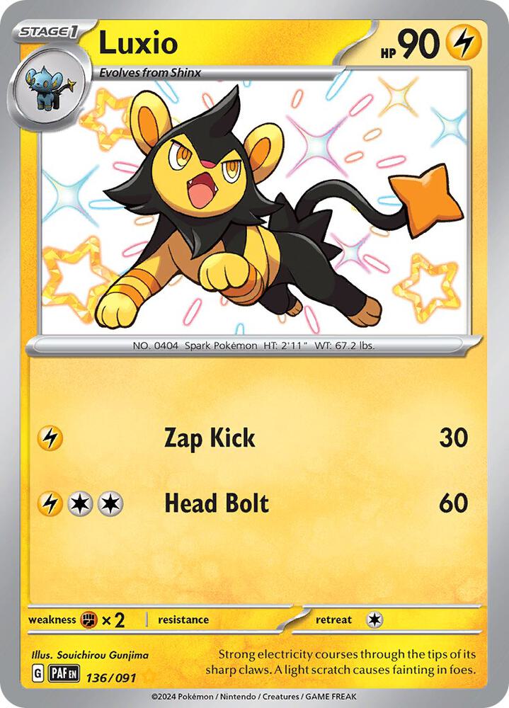 Luxio [SV: Paldean Fates] 136/091