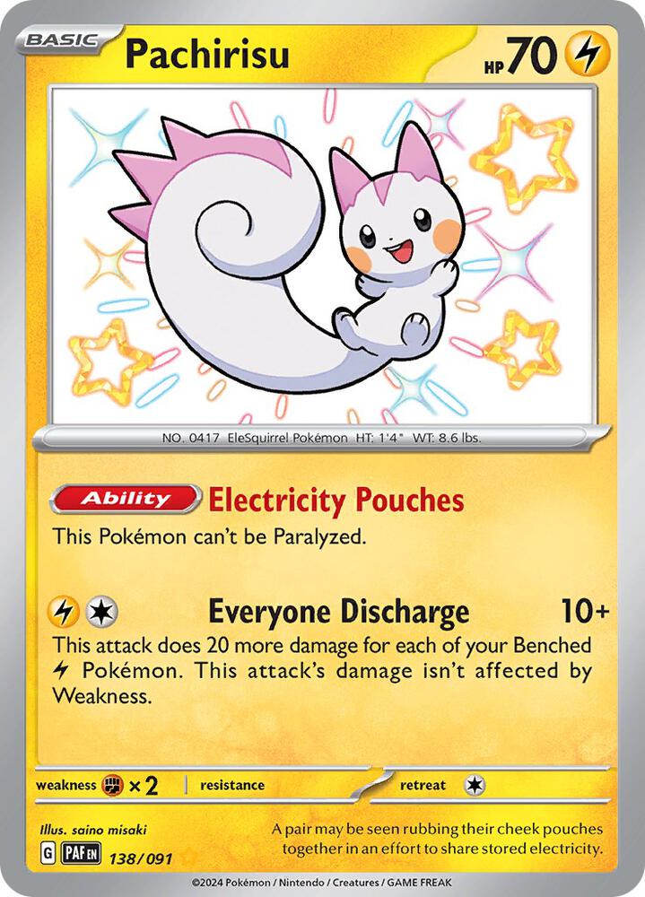 Pachirisu [SV: Paldean Fates] 138/091
