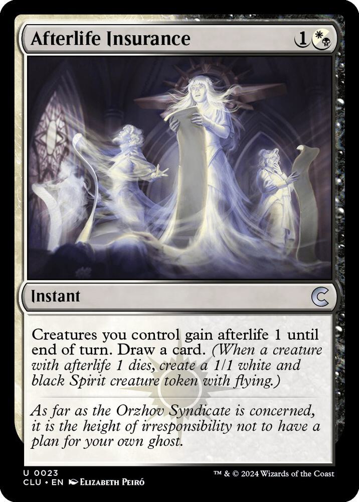 Afterlife Insurance [Ravnica: Clue Edition] 23