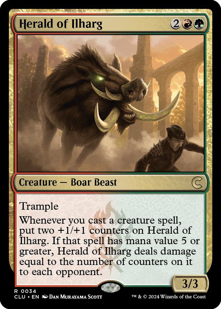 Herald of Ilharg [Ravnica: Clue Edition] 34