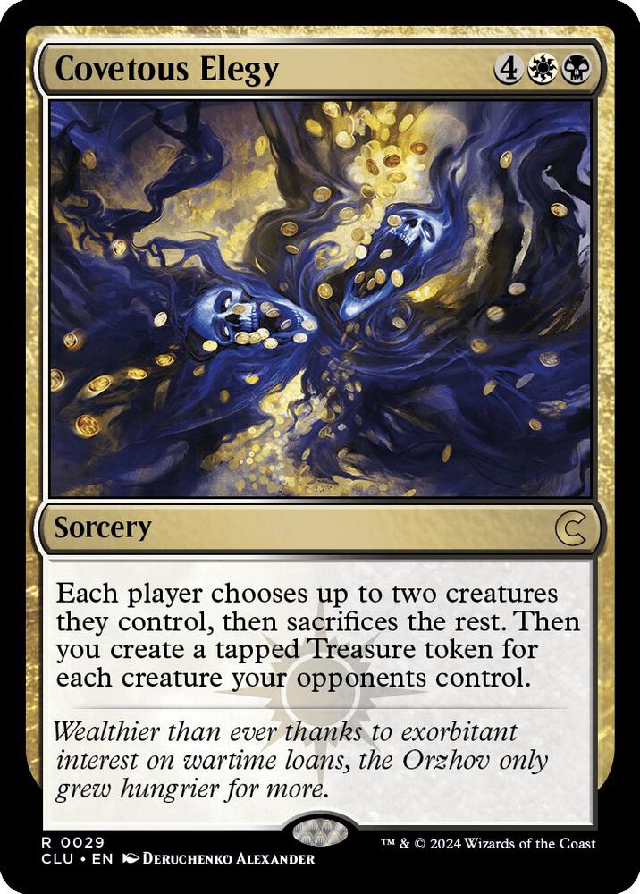 Covetous Elegy [Ravnica: Clue Edition] 29