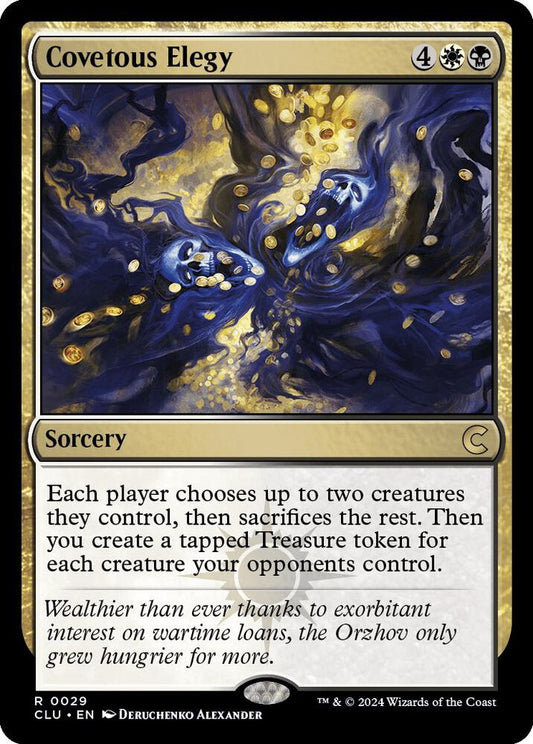 Covetous Elegy [Ravnica: Clue Edition] 29
