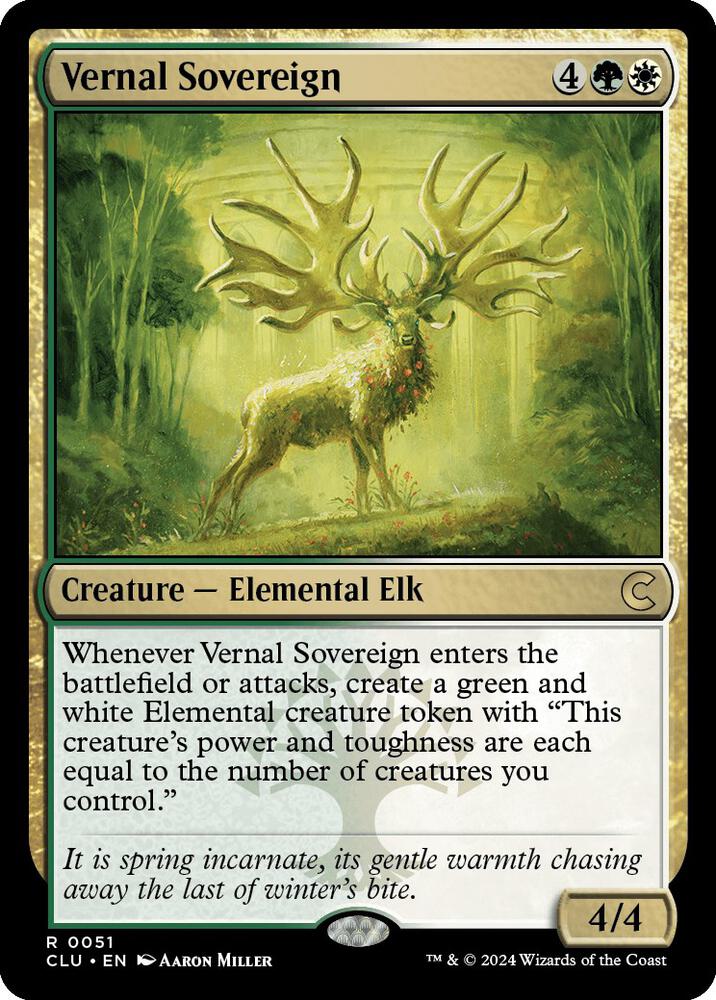 Vernal Sovereign [Ravnica: Clue Edition] 51
