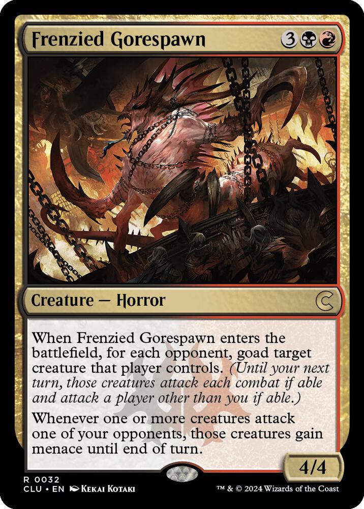 Frenzied Gorespawn [Ravnica: Clue Edition] 32