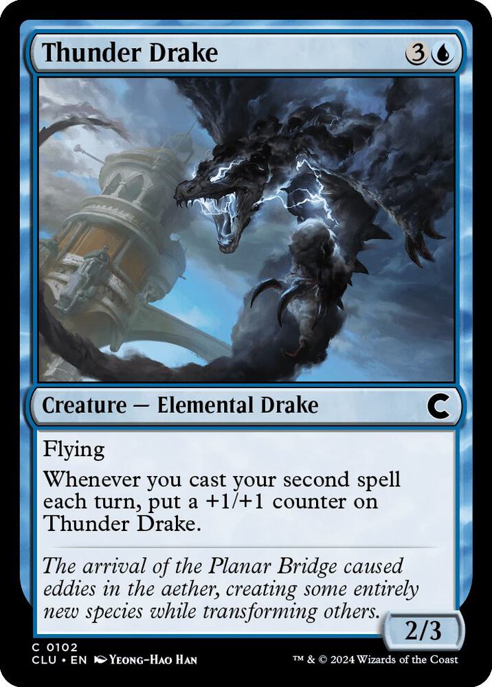 Thunder Drake [Ravnica: Clue Edition] 102