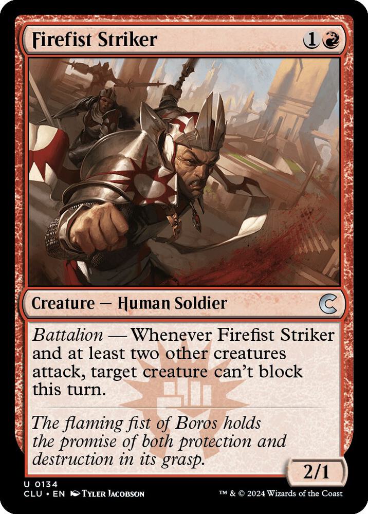 Firefist Striker [Ravnica: Clue Edition] 134