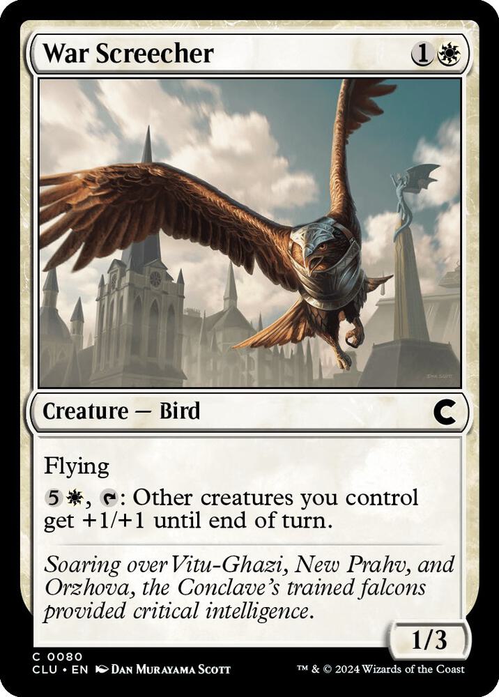 War Screecher [Ravnica: Clue Edition] 80