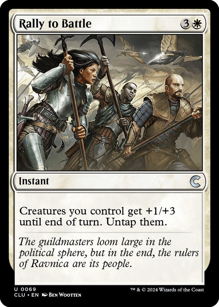 Rally to Battle [Ravnica: Clue Edition] 69