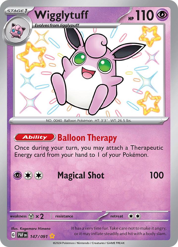 Wigglytuff [SV: Paldean Fates] 147/091