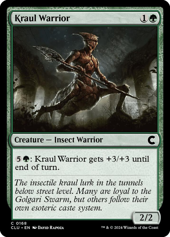 Kraul Warrior [Ravnica: Clue Edition] 168