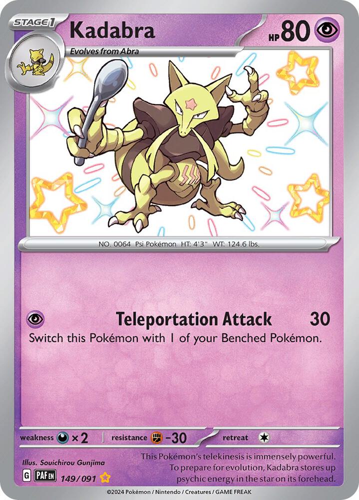 Kadabra [SV: Paldean Fates] 149/091