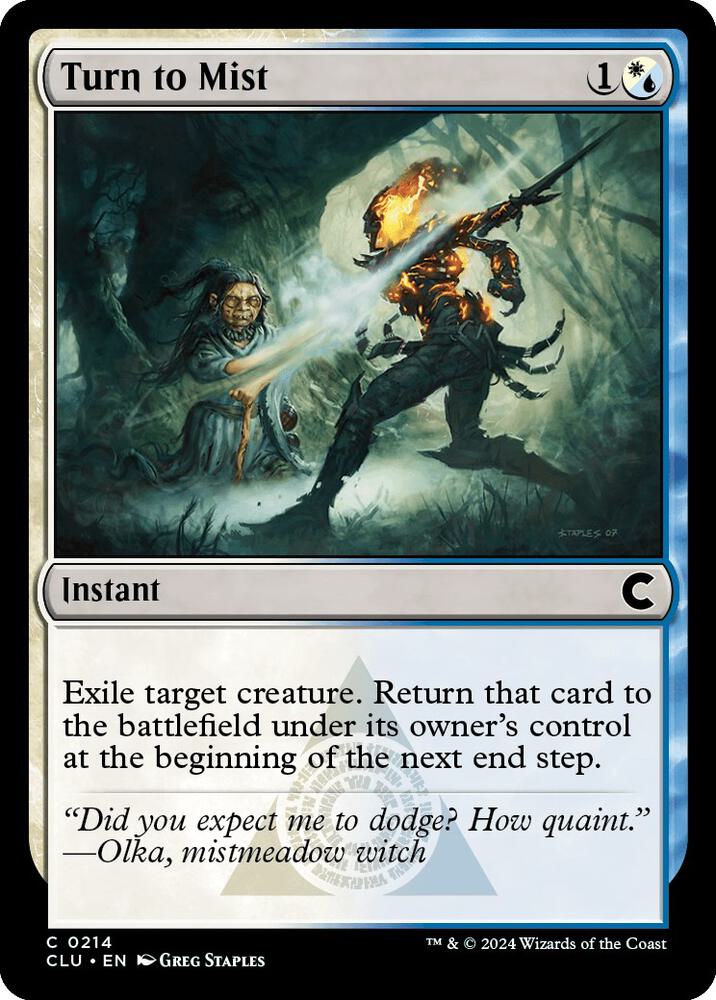 Turn to Mist [Ravnica: Clue Edition] 214