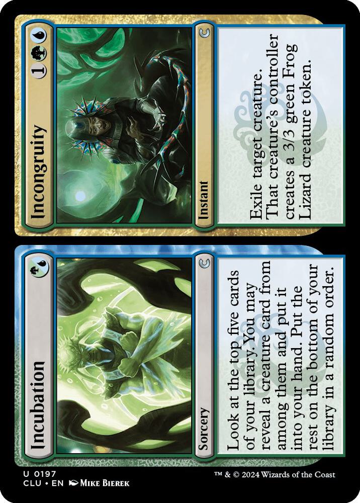 Incubation // Incongruity [Ravnica: Clue Edition] 197