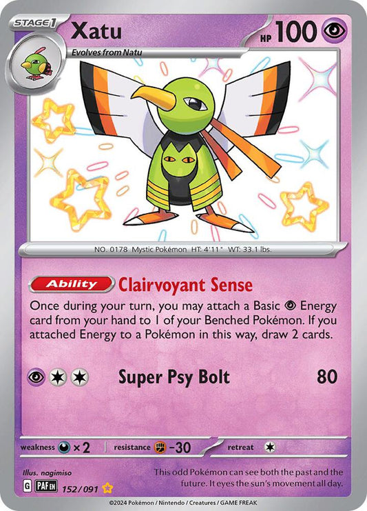 Xatu - 152/091 [SV: Paldean Fates] 152/091