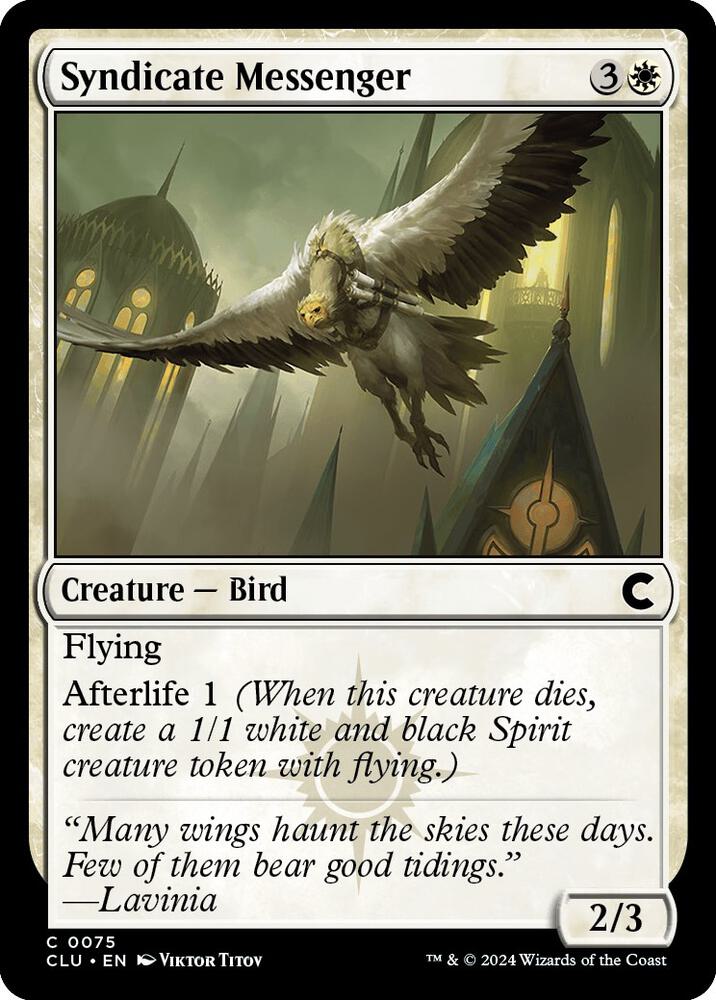 Syndicate Messenger [Ravnica: Clue Edition] 75