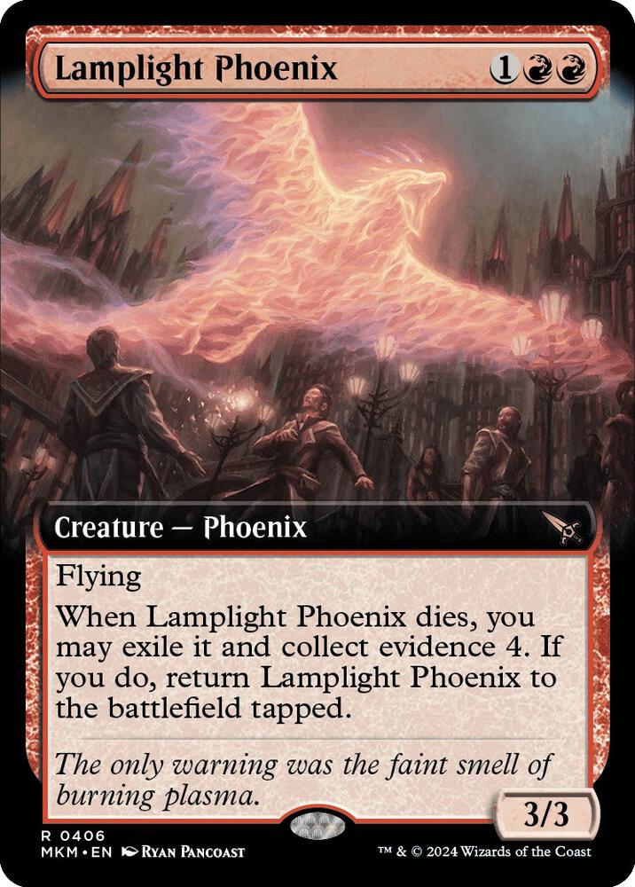 Lamplight Phoenix (Extended Art) [Murders at Karlov Manor] 406