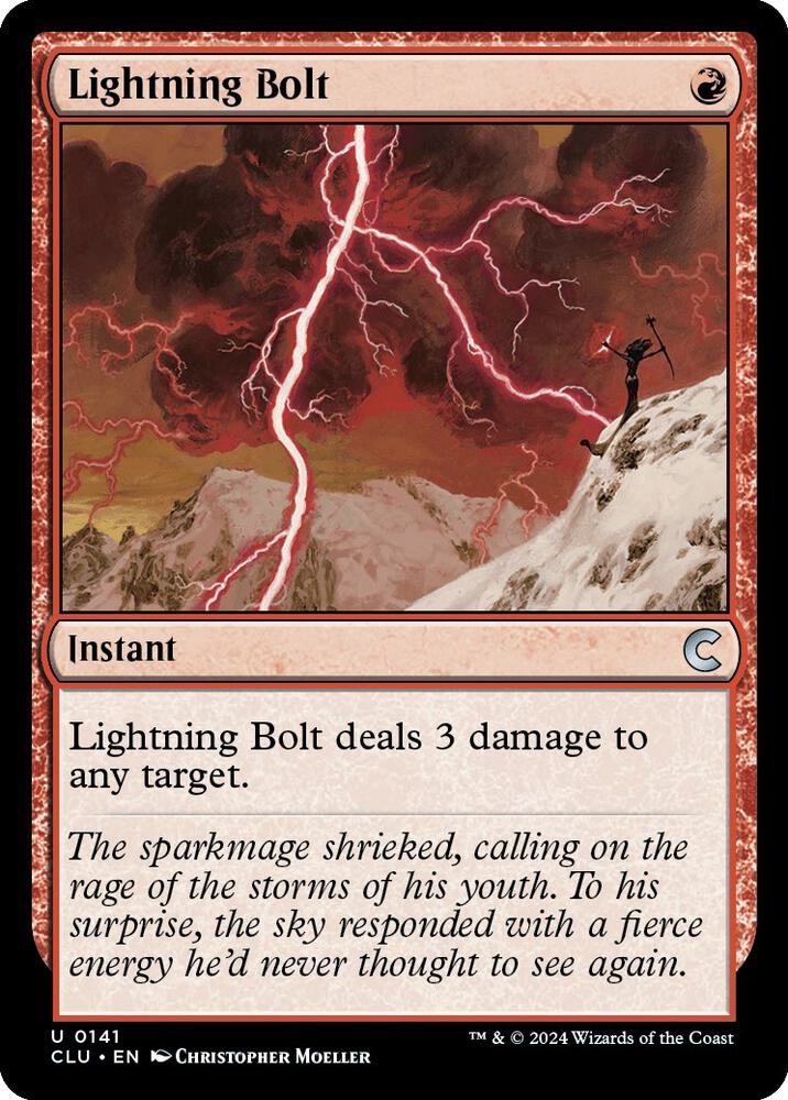 Lightning Bolt [Ravnica: Clue Edition] 141