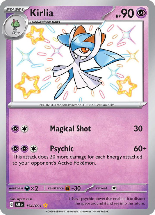 Kirlia - 154/091 [SV: Paldean Fates] 154/091