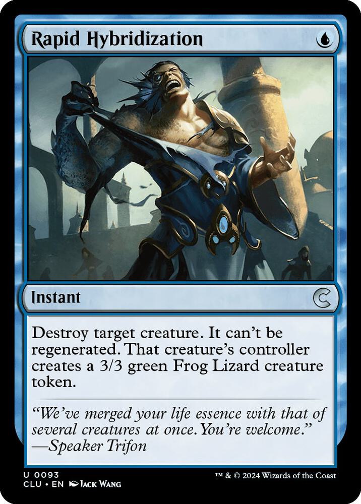 Rapid Hybridization [Ravnica: Clue Edition] 93