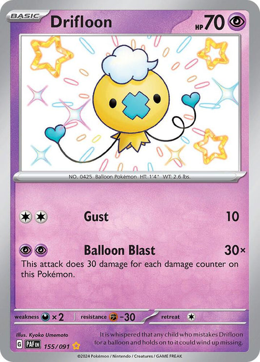 Drifloon [SV: Paldean Fates] 155/091