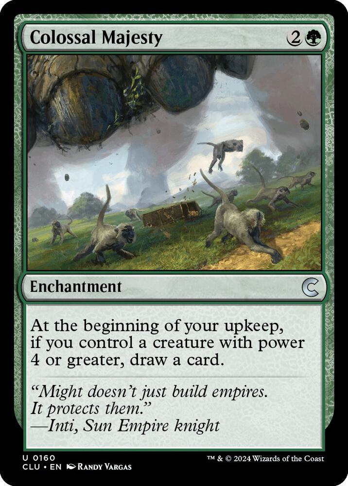 Colossal Majesty [Ravnica: Clue Edition] 160