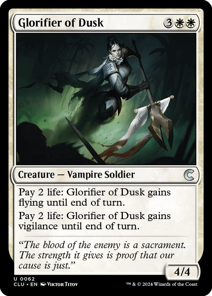 Glorifier of Dusk [Ravnica: Clue Edition] 62