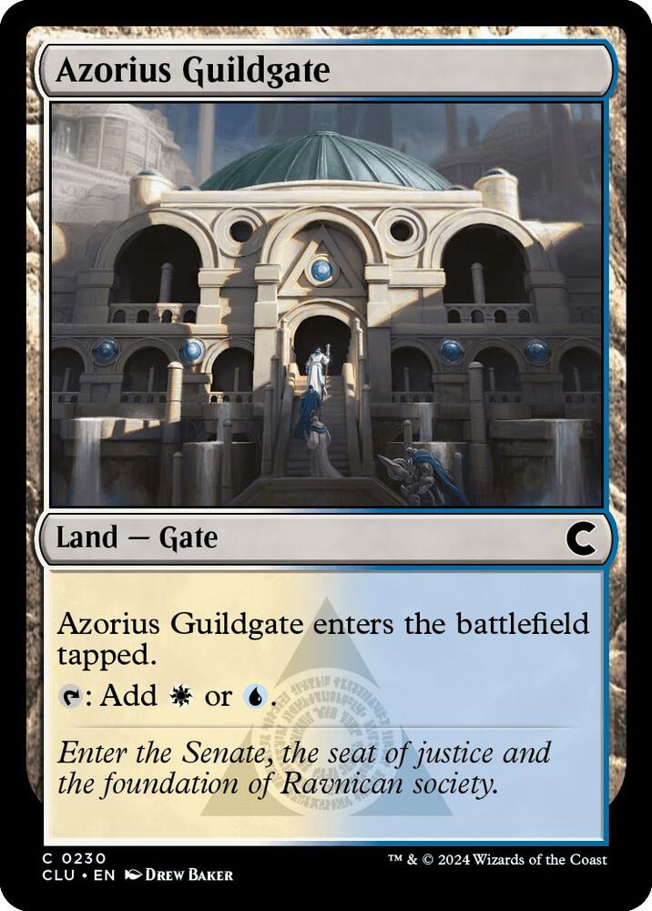Azorius Guildgate [Ravnica: Clue Edition] 230