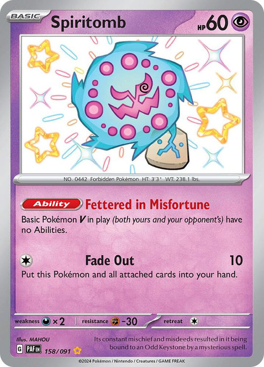 Spiritomb [SV: Paldean Fates] 158/091