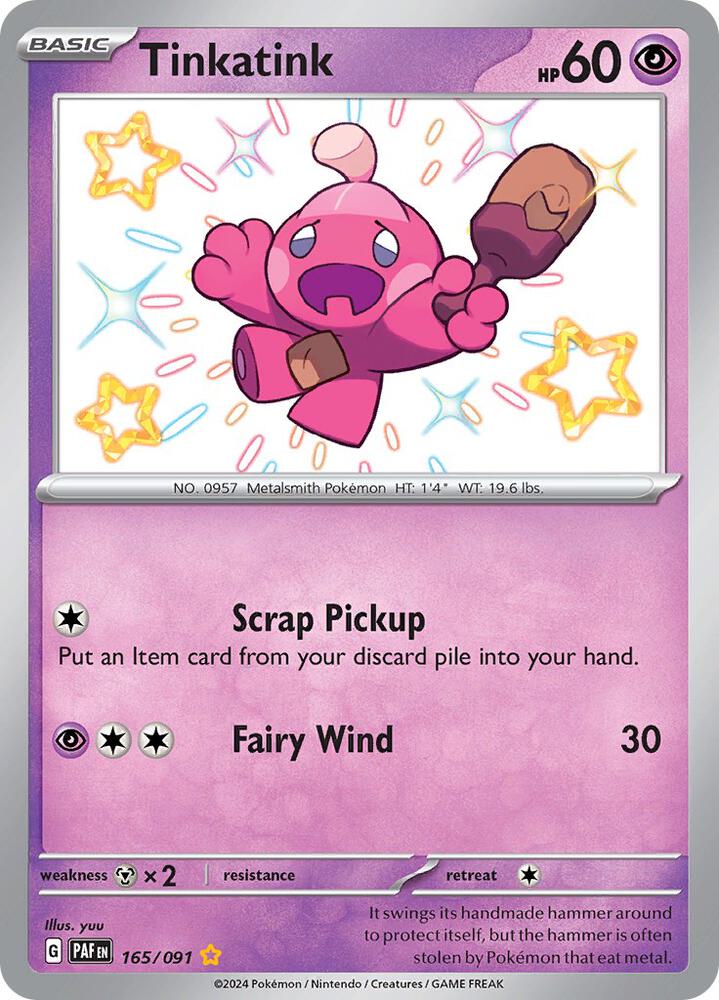 Tinkatink [SV: Paldean Fates] 165/091