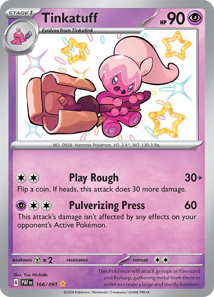 Tinkatuff [SV: Paldean Fates] 166/091