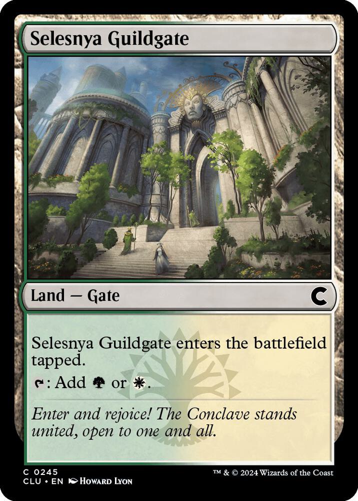 Selesnya Guildgate [Ravnica: Clue Edition] 245