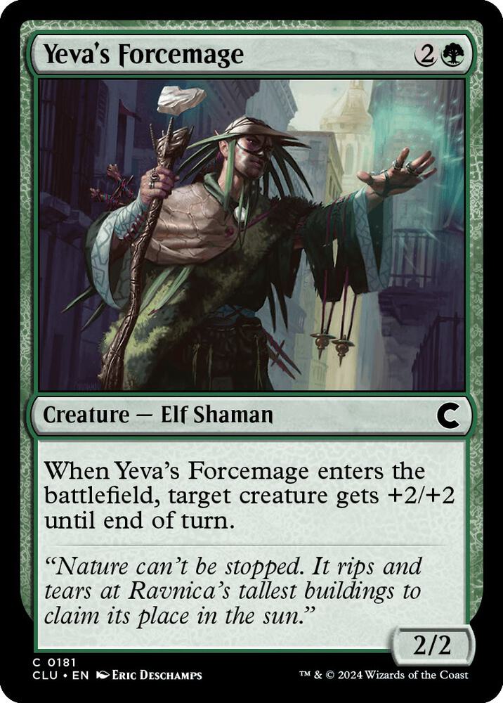 Yeva's Forcemage [Ravnica: Clue Edition] 181
