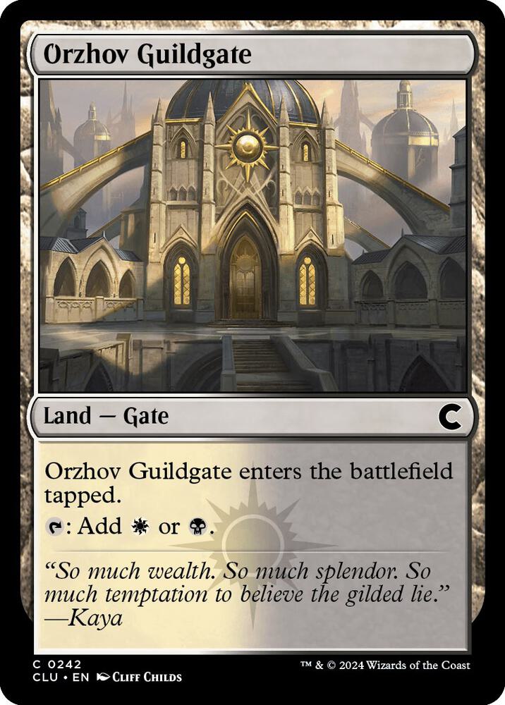 Orzhov Guildgate [Ravnica: Clue Edition] 242