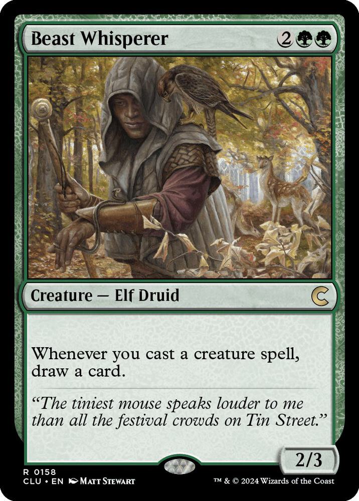Beast Whisperer [Ravnica: Clue Edition] 158