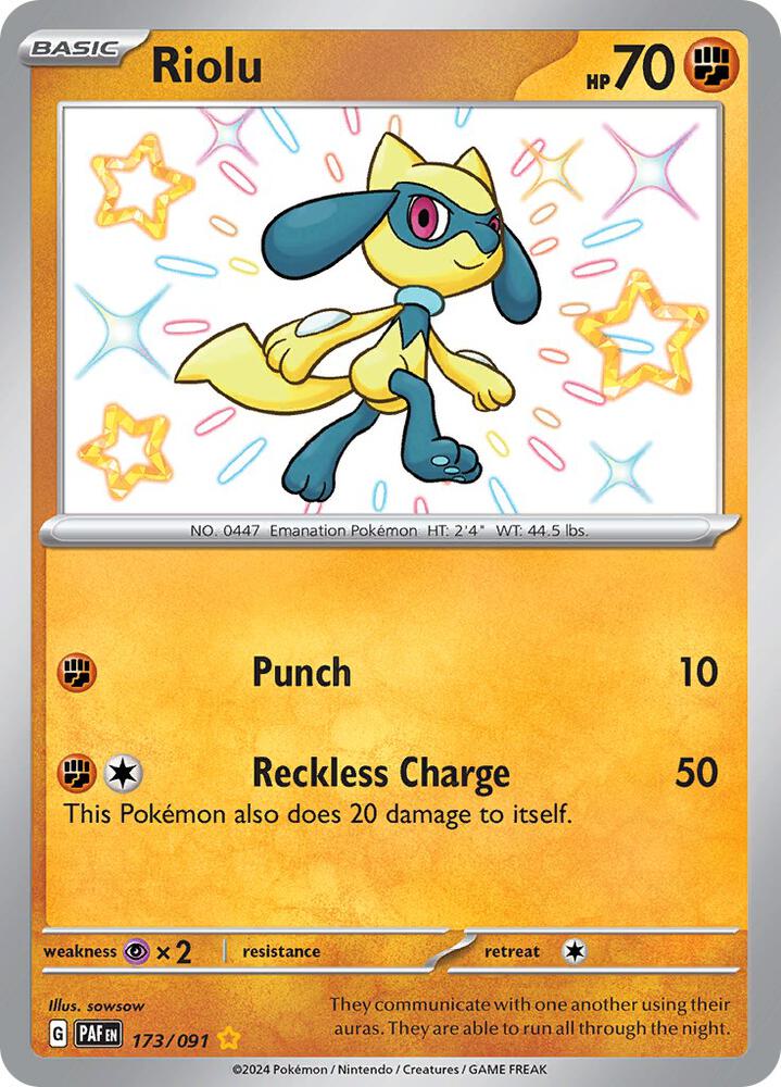Riolu [SV: Paldean Fates] 173/091