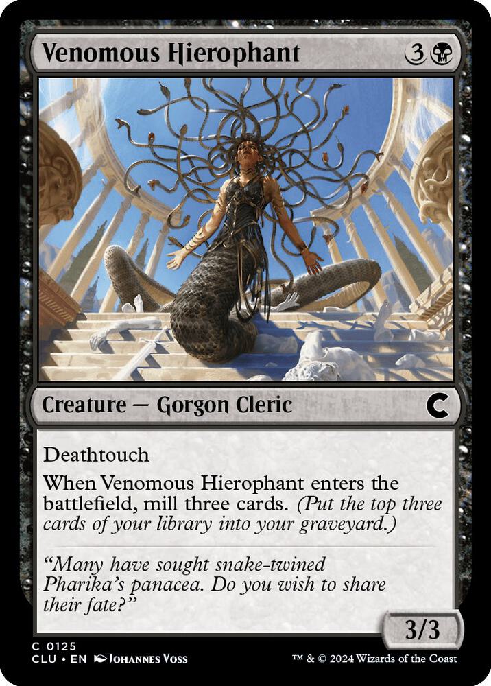 Venomous Hierophant [Ravnica: Clue Edition] 125