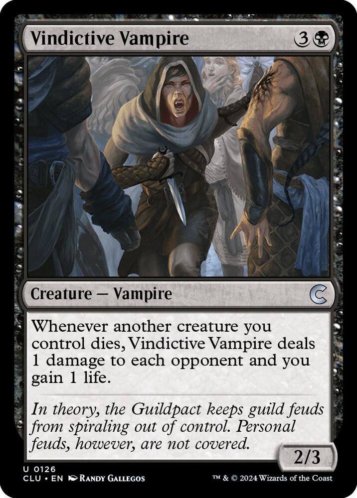 Vindictive Vampire [Ravnica: Clue Edition] 126