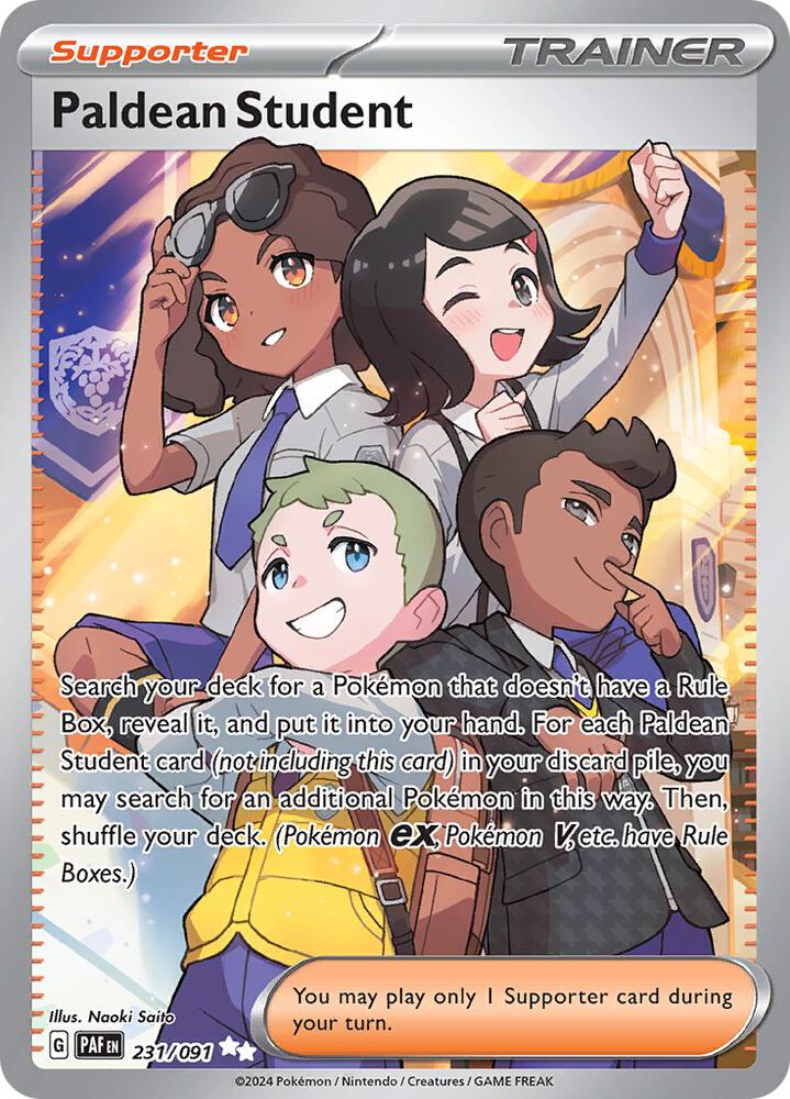 Paldean Student - 231/091 [SV: Paldean Fates] 231/091