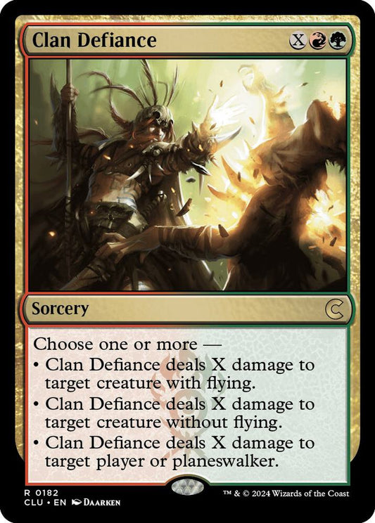 Clan Defiance [Ravnica: Clue Edition] 182