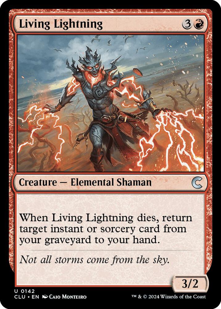 Living Lightning [Ravnica: Clue Edition] 142