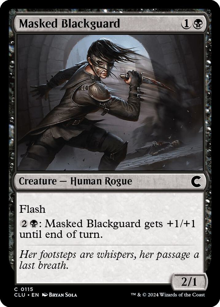 Masked Blackguard [Ravnica: Clue Edition] 115